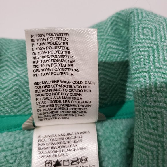 The North Face Crescent Shawl Teal Diamond Print Size Women's XS EUC - Picture 14 of 14